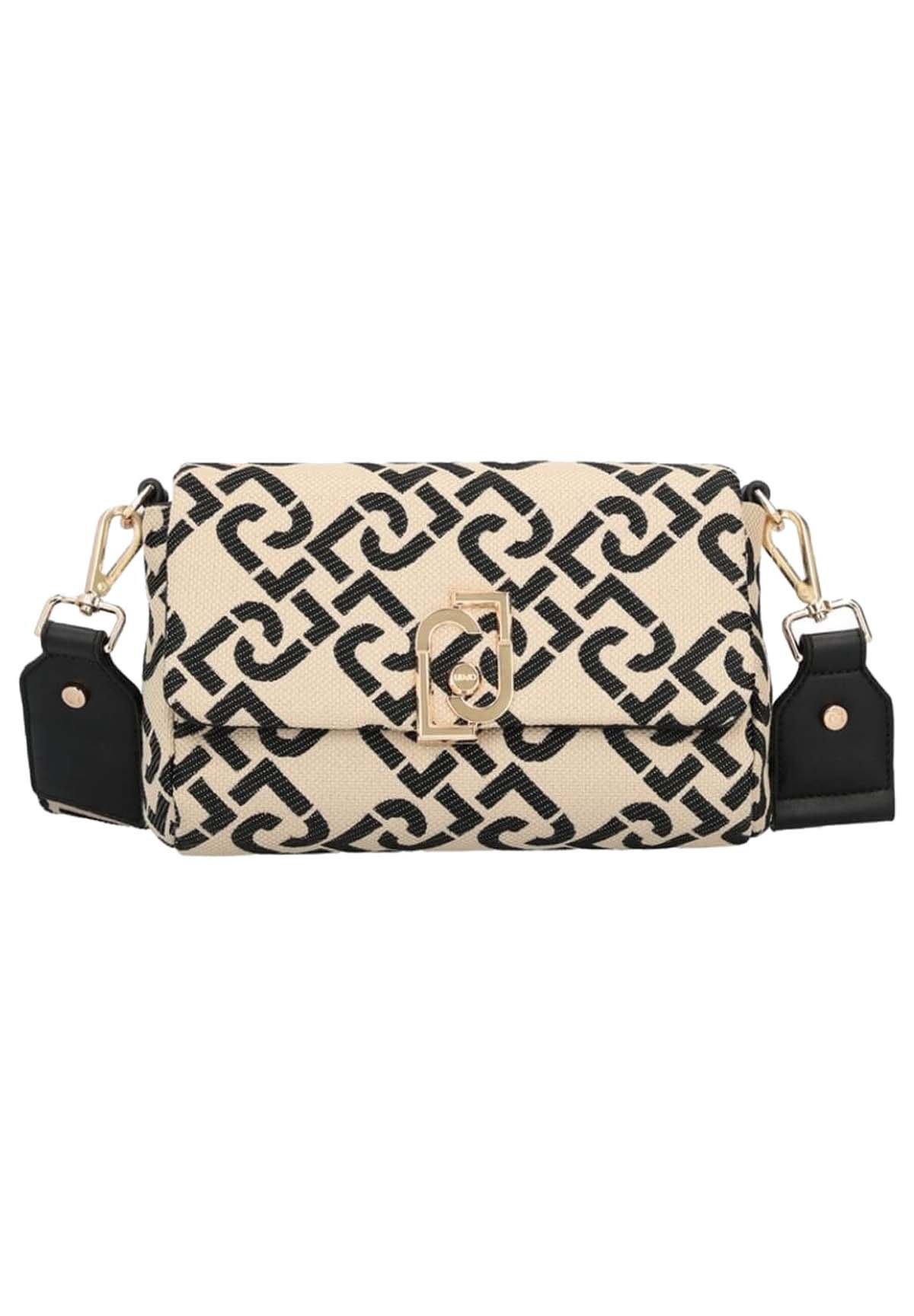 LIU JO MONOGRAM - Borsa a tracolla - black/beige/nero - Zalando.it