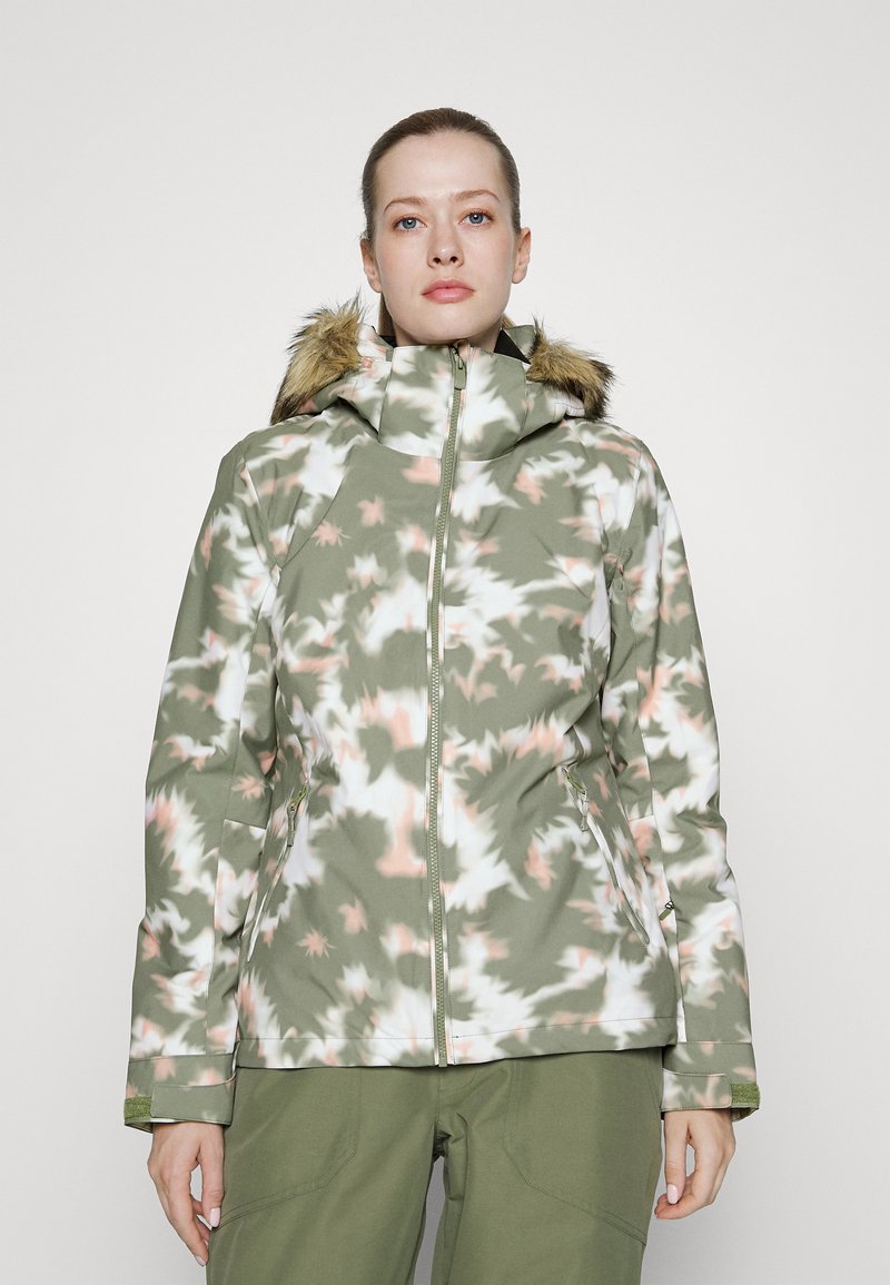 Roxy JET SKI JK Snowboard jacket deep lichen green/khaki Zalando.ie