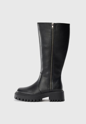 Μπότες πλατφόρμα - black