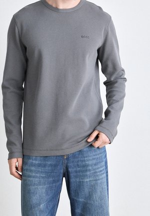 Langærmet T-shirt - dark grey