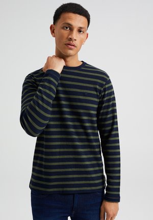 MET STRUCTUUR - Long sleeved top - green
