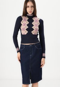 BDG Urban Outfitters ARGYLE  - Camisola - navy