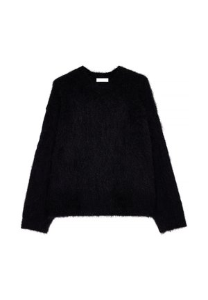 Strickpullover - black
