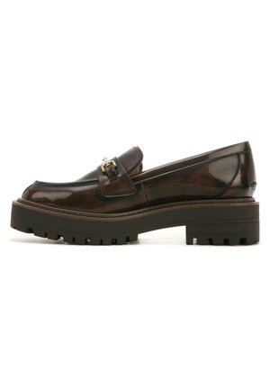 LAURS - Slip-ons - chestnut croc