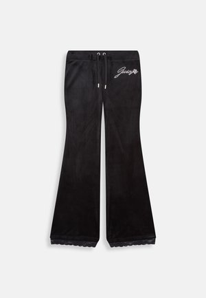 Juicy Couture JUICY HIBISCUS CRYSTAL LISA LOW RISE - Tracksuit bottoms - black