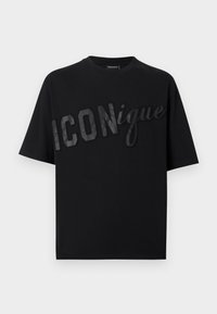 ICONIQUE LOOSE FIT TEE - T-shirt imprimé - black