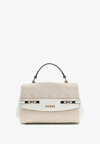 Seleccionado, cream white logo