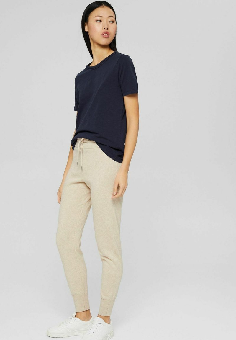 Damen T-Shirts | edc by Esprit T-Shirt basic navy/dunkelblau meliert - HJ24901 Damen T-Shirts | edc by Esprit T-Shirt basic navy/dunkelblau meliert - HJ24901