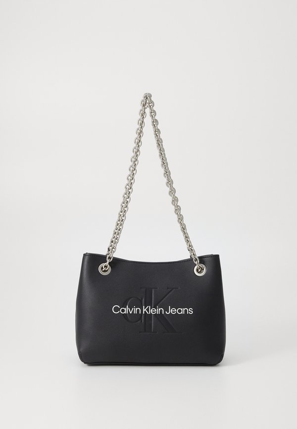 SCULPTED SHOULDER BAG MONO - Cross body bag