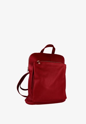 DrachenLeder CITY TOSCANTO - Rugzak - dunkelrot
