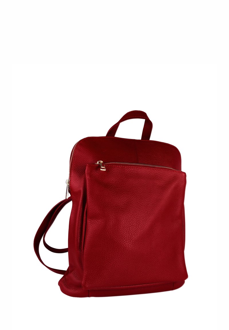 DrachenLeder CITY TOSCANTO - Rugzak - dunkelrot