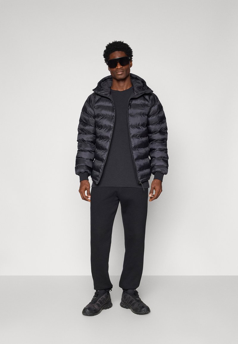 Giacca Ibrida Uomo Trapuntata Con Cappuccio - Oversize, Antivento, Spessa, Per Inverno E Stile Streetwear