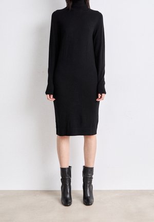Gebreide jurk - black