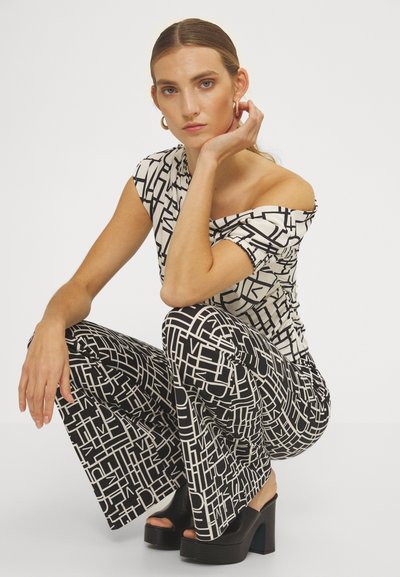 Diane von Furstenberg PERCY - Μπλουζάκι με στάμπα - ivory