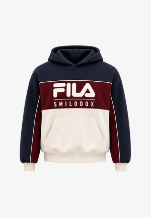 Smilodox, HOODIE TREMITI - Sweat à capuche - dunkelblau weiß