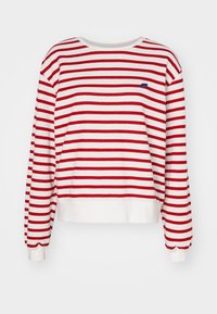 NMELBA STRIPE PARIS - Mikina - racing red/white