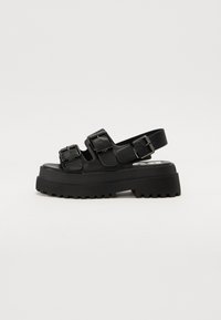 PLUTO ARI - Platåsandaler - black