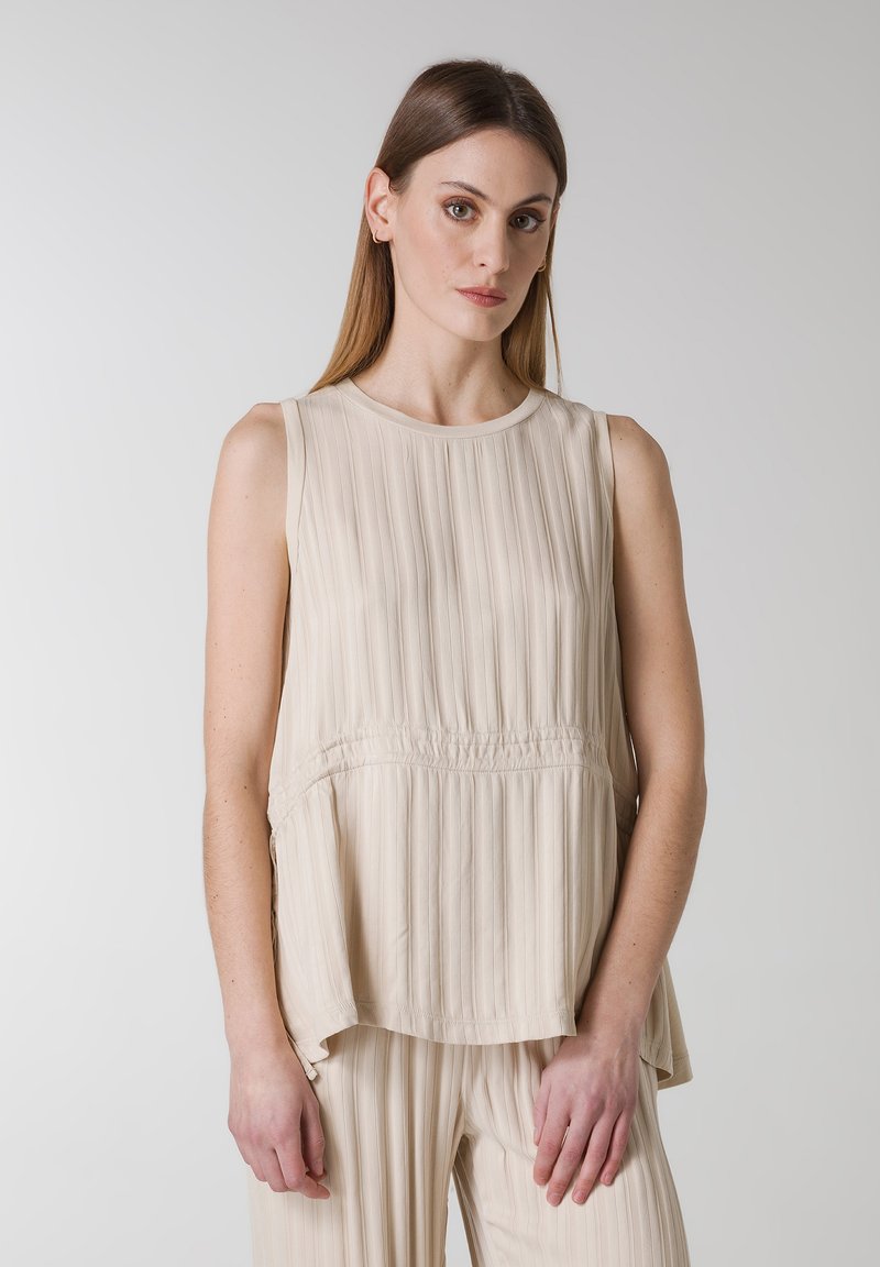 Deha SLEVELESS  - Blusa - beige