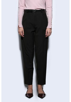 TAPERED - Chino - mottle dark brown