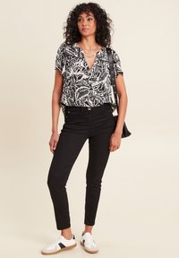 Breal KURZARM - Blouse - noir