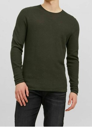 Strickpullover - dark green