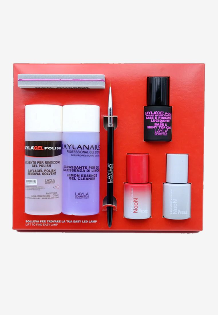 Herren Gesicht | Layla Cosmetics STARTER KIT GEL POLISH NOON BY FEDEZ 2 Nagelpflege-Set faded on air/nicht definiert - NP88452 Herren Gesicht | Layla Cosmetics STARTER KIT GEL POLISH NOON BY FEDEZ 2 Nagelpflege-Set faded on air/nicht definiert - NP88452