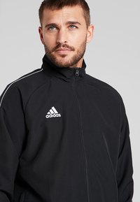 adidas Performance CORE 18 PRE TEAM - Trainingsjacke - black/white