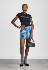 MARC JACOBS THE MINI DUAL - Käsilaukku - black