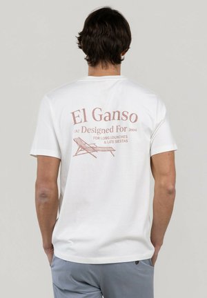 El Ganso, CAMISETA HAMACAS LAVADO - Camiseta estampada - blanco