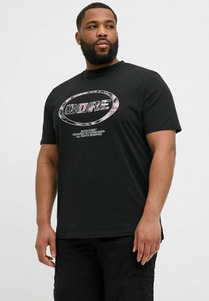 PLUS SIZE - T-shirt con stampa - black