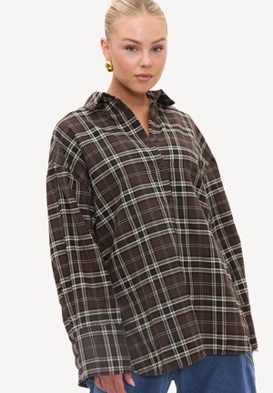 LOAVIES, WHERE LOVE IS ENDLESS - Chemisier - brown   checks