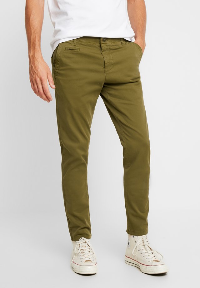 JOE STRETCHED - Bukse - burned olive