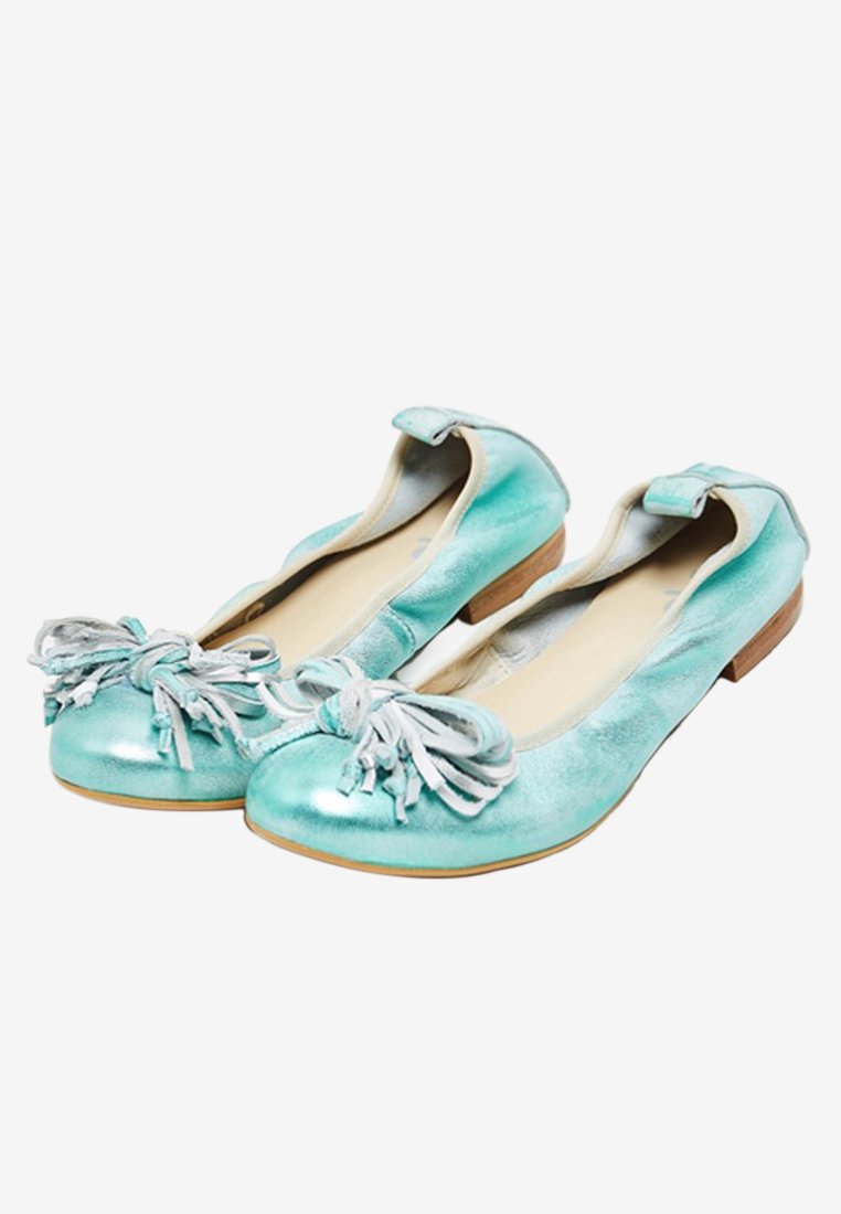 Ballerinaskor turquoise metallic Ballerinaskor turquoise metallic