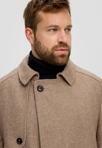 s.Oliver DOUBLÉ EN MÉLANGÉE - Klassischer Mantel - braun