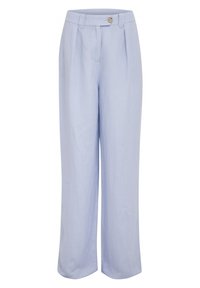 Minus MIMARLY LINEN PANTS - Kelnės - ibiza blue