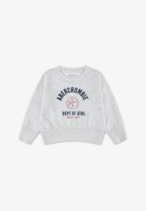 Abercrombie & Fitch, Суитшърт - anf light grey heather