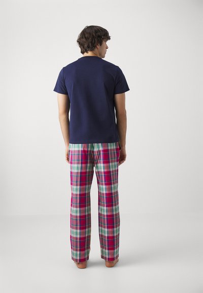 Polo Ralph Lauren PJ SLEEP - Pizsama szett - navy/raspberry/blue