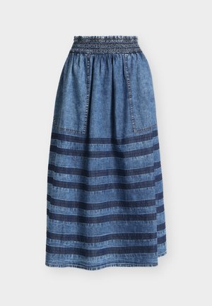 Lollys Laundry, AMONDLL MAXI SKIRT - Skladaná sukňa - blue