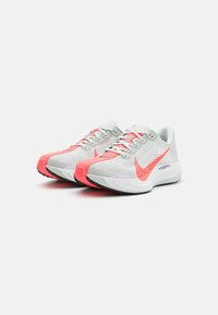 Nike Performance PEGASUS PLUS - Road running shoes - barely grey/hot punch/white/black