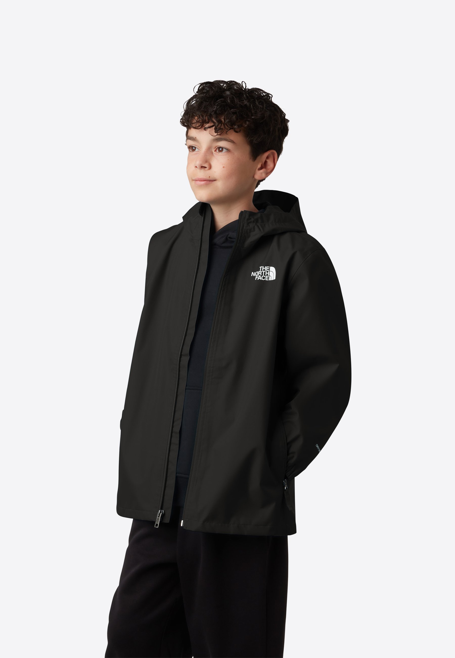 The North Face TEEN ZIPLINE RAIN JACKET UNISEX - Regenjas - black