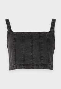 NMSISSEL  - Top - dark grey denim