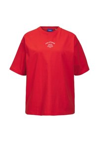 JXALVA LOOSE PRINT TEE - T-paita - fiery red