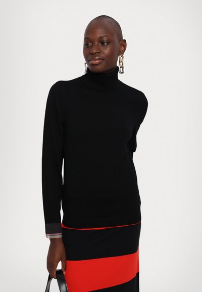 PS Paul Smith WOMENS SWEATER ROLL NECK - Jumper - black