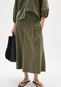InWear - BALLARIIW  - Trousers - dusty olive Thumbnail Image 1