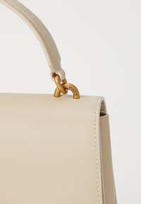 Pinko LOVE ONE TOP HANDLE CLASSIC  - Geantă de mână - beige/smoke grey/antique gold-coloured