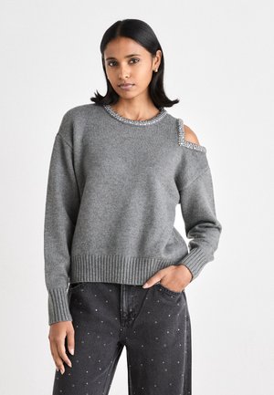 COLD HOT FIX  - Strikkegenser - ash grey
