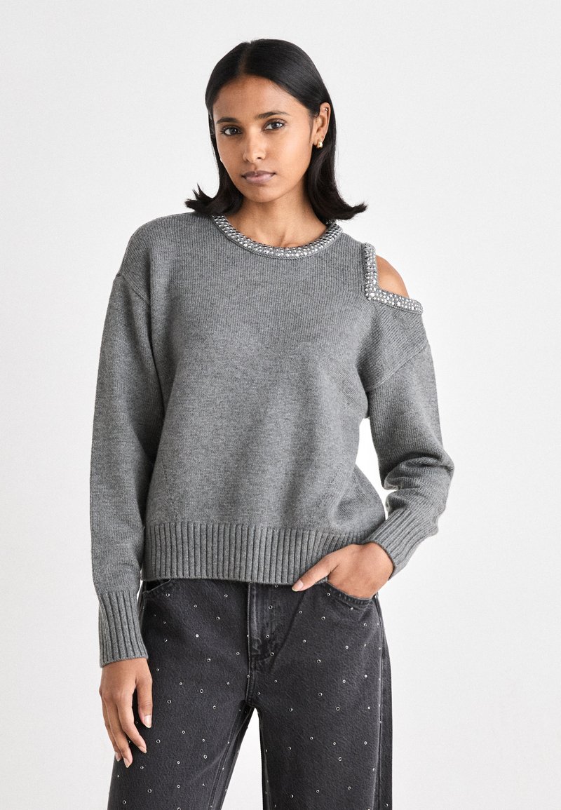 DKNY COLD HOT FIX  - Stickad tröja - ash grey