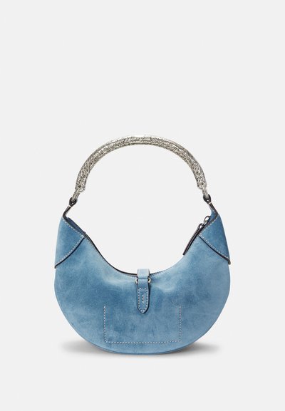 Polo Ralph Lauren POLO ID SUEDE MINI SHOULDER BAG - Sac à main - bluebell