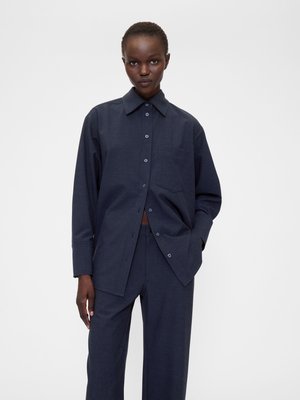 Užsagstoma palaidinė - heather navy