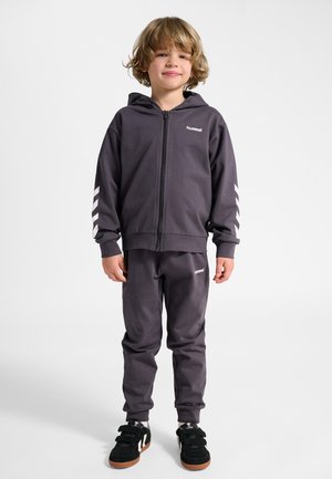 Hummel, Zip-up sweatshirt - ebony